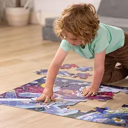 Підлоговий пазл Космос Melissa & Doug Glow in the Dark дитячий пазл на 48 деталей,світиться у темряві (SKU-218) - мініатюра 9