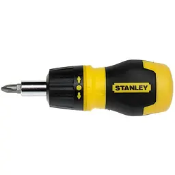 Викрутка реверсивна Stanley Multibit Stubby насадки 6 шт. (0-66-358) - мініатюра 2