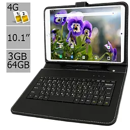 Планшет-телефон Hoozo MT Pad 364 LTE 3/64 Gold + Чохол-клавіатура - мініатюра 2