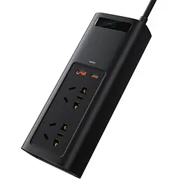 Автомобильний інвертор Baseus In-car Inverter 150W (220V CN/EU) black - мініатюра 6