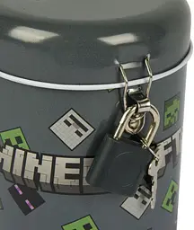 Скарбничка кругла Yes Minecraft 13х7,6 см металева (708576) - мініатюра 2