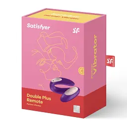 Вібратор Satisfyer Double Plus Remote 9 см фіолетовий - мініатюра 5