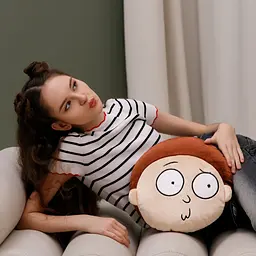 Подушка декоративна WP Merchandise Rick & Morty Morty's face - мініатюра 6