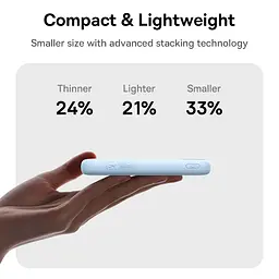 Зовнішній акумулятор Baseus EnerFill FC11 Digital Display Power Bank with Dual Built-in Cables 10000mAh 22.5W Cosmic Black (E0027R04) - мініатюра 9