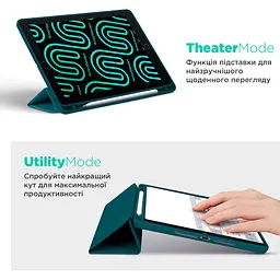 Чохол-книжка ArmorStandart Smart Fold Pen для Apple iPad 11 2025 (A16) / 10.9 2024 / 2022 Pine Green (ARM74943) [133701] - мініатюра 5