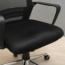 Крісло Richman Фрайдей Комплектація Хром Механізм М-1 (Tilt) Оббивка Сітка Чорна - мініатюра 7