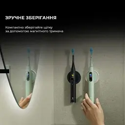 Розумна зубна електрощітка Oclean X Ultra 20 Electric Toothbrush Black (6970810557121) - мініатюра 10