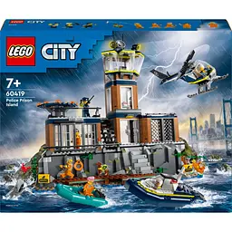 Конструктор LEGO City Поліцейський острів-в'язниця 980 деталі (60419)