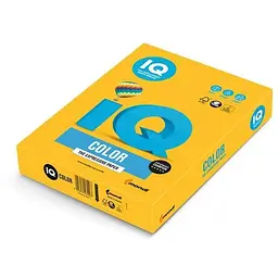 Папір Mondi IQ color А4 intensive, 160g 250sh Sunny yellow (SY40/A4/160/IQ) - мініатюра 1