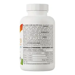 Вітаміни та мінерали OstroVit Vitamin D3 2000 IU + K2 MK-7 + C + Zinc, 60 капсул - мініатюра 2