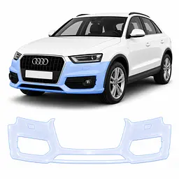 Антигравійна захисна бронеплівка за лекалами для Audi Q3 8U 2011-2018 - передній бампер