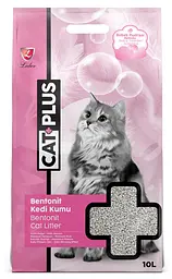 Бентонітовий наповнювач Cat Plus для котячого туалету Аромат дитячої присипки 10 л 8.5 кг