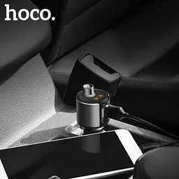 Автомобільний FM трансмітер модулятор Bluetooth MP3 HOCO E19 - мініатюра 3