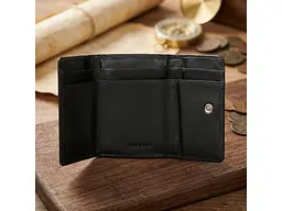 Гаманець жіночий натуральна шкіра Cortina 5056 nero Чорний 7,5x9,5 см TONY PEROTTI acs0032583 - мініатюра 2