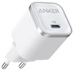 Сетевое зарядне пристрій Anker Nano Charger - 45W USB-C білий (7181287)