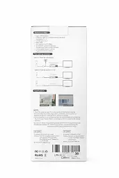 Антена HDTV HD002 Indoor/Outdoor (кімнатна/вулична) для цифрового ТБ DVB-T2, 4K/1080P, 360° прийом - мініатюра 2
