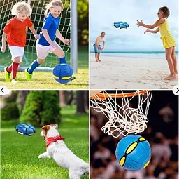 М’яч літаючий трансформерний Bambi FLAT BALL Рожевий - мініатюра 2