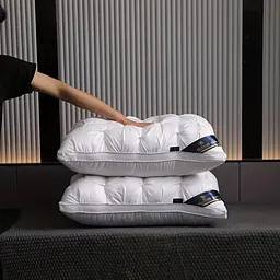 Подушка тісто з поліефірного волокна Hotel pillow 19534 50х70 см біла - мініатюра 5