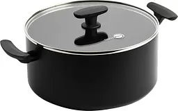 Кастрюля с крышкой GreenPan Smart CC005195-001 24 см 5.1 л черная