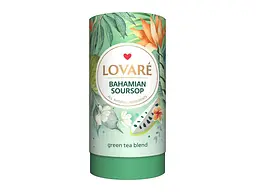 Чай фасований зелений LOVARE 80г Багамський саусеп тубус