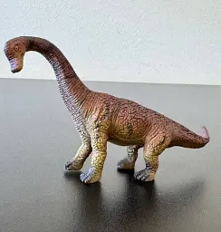 Фігурка динозавра Брахіозавр з помаранчевими очима, Dino Toys - мініатюра 5