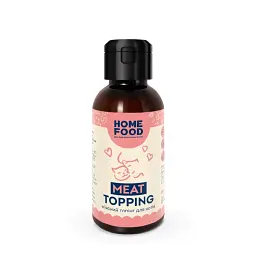 М'ясний топінг Home food для котів 100мл