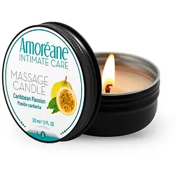 Массажная свеча Amoreane Caribbean Passion с ароматом Карибская страсть, 30 мл