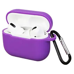 Силіконовий чохол для навушників Apple AirPods Pro, Silicone Case, фіолетовий, захисний чохол, ультратонкий і легкий, захист від подряпин, пилу та ударів, м"який силікон, ArmorStandart (ARM56076)