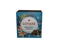 Чай LOVARE 15 пакетиків LOVARE Bergamot vanilla П/П ф/п 2г