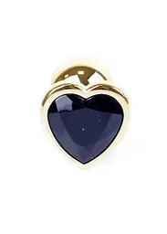 Анальна пробка Jawellery Gold Heart PLUG Black Boss Series 64-00038 98263 - мініатюра 4