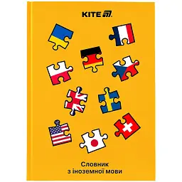 Зошит-словник з іноземної мови Puzzle Kite K25-407-3 60 арк.