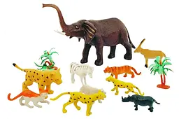 Набір ігрових фігурок дикі тварини у пакеті A586 р.25x17см YG TOYS