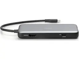 Мультипортовий адаптер Digitus USB-C 7-Port Docking Station (DA-70914) - мініатюра 3