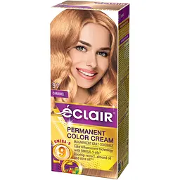 Крем-фарба для волосся Éclair Omega-9 стійка №9.7 Карамель