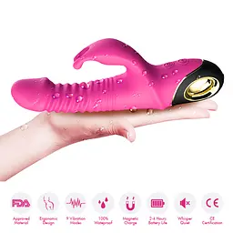 Вібратор з подвійною стимуляцією Zing pink Boss Series 52-00013 102103 - мініатюра 6