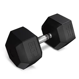 Гантеля шестигранна прогумована TX-200RD Trex Sport 20кг