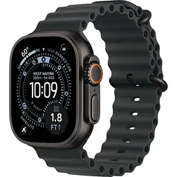 Смарт-годинник Apple Watch Ultra 3 49mm Black Titanium Case with Black Ocean Band (MF0J4) [145322]