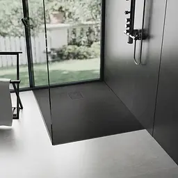 Душовий піддон Rea Magnum 90x90 black REA-K3334, Чорний матовий - мініатюра 4