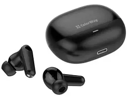 Навушники бездротові Earbuds TWS 1, Black ColorWay teh0020141