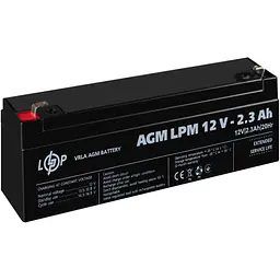 Акумулятор LogicPower AGM 12V [12V/2.3Ah/27.6Wh] [4132] [109156] - мініатюра 4