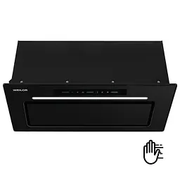 Витяжка повновбудована WEILOR LUMINA WBG 69 BLACK MATTE SILENCE