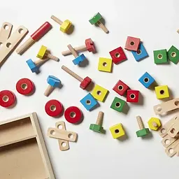 Дерев'яний будівельний конструктор Melissa&Doug, 48 елементів (MD5151) - мініатюра 4