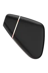 Стимулятор Satisfyer Love Triangle Вакуумний кліторальний з вібрацією, 14.5х5.6 см чорний - мініатюра 4