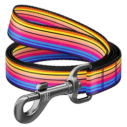 Повідець для собак нейлоновий Waudog Nylon малюнок Лінія 1 M Ш 20 мм Дл 122 см