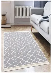 Килим stay with love 60х90 см gray white універсальний двухсторонній TC303375490
