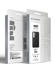 Силиконовый чехол с MagSafe для Samsung Galaxy S26 5G, ICON2 MagCase, черный, противоударный, панель с мягкой подкладкой, защита всего корпуса, поддержка беспроводной зарядки, совместим с защитными стеклами и пленками, ArmorStandart (ARM88788) - мініатюра 10