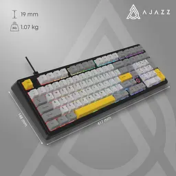 Клавіатура Ajazz AK980 Magnetic Switch Black USB-C (AK980-MAX-M-BGY) - мініатюра 7