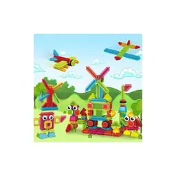 Конструктор Picasso Tiles Hedgehog Building Blocks Set 112 деталей (817338022631) - мініатюра 8