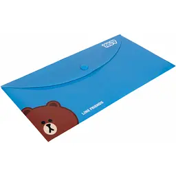 Папка-конверт Yes Line Friends TRAVEL на кнопці (492467)