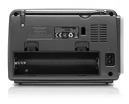 Радиоприемник портативный REAL-EL X525 Grey с фонариком - мініатюра 5